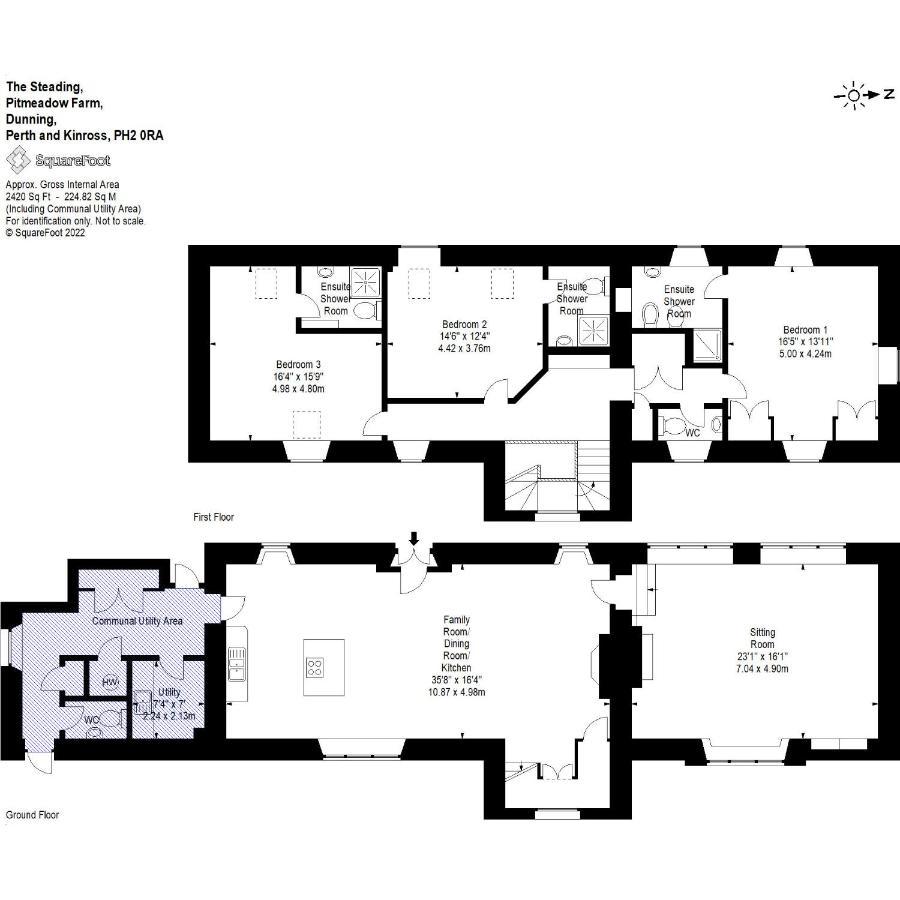 Villa The Steading At Pitmeadow Farm Dunning Exterior foto